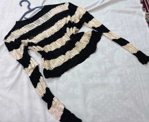 🎁Y2k Striped Cropped Top I