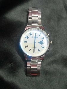 A. Watch Silver Tone Stainless Steel