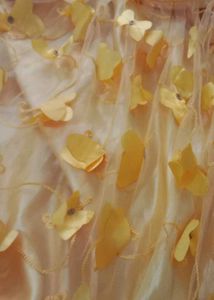 Yellow Flower Girl Dress
