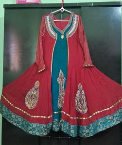 Beautiful Red long frock