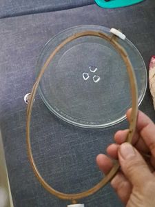 Microwave Oven Rotating Baking GlassTray Wheelring