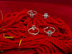 Cute Real Silver Toe Rings Two Pairs Fix Price
