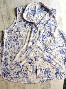 Chic Floral Print Sleeveless Top