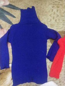 Colourful High Neck Sweaters  Premium Quality