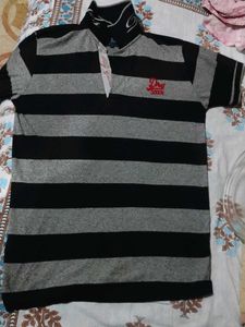 Men's Striped Polo T-Shirt