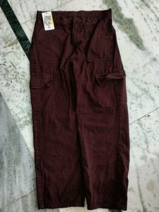 Maroon Cargo Pants