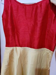 Red &amp; Blue Flare - Party Gown