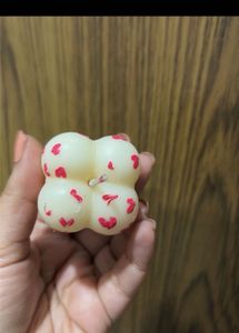 Set of 2 Heart Bubble Candles
