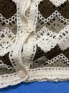 Crochet Knit Cardigan