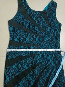 Chic Blue &amp; Black Party &amp; Casual Dress Size M &amp; L.