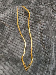 PALMONAS V-Shape Gold Necklace