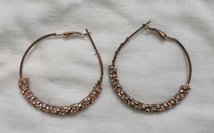 Sparkling Hoop Earrings