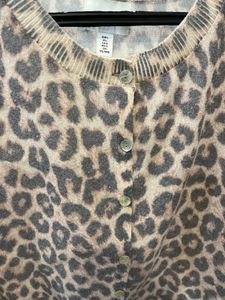 Leopard Print Cardigan