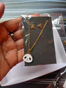 Adorable Panda Jewelry Set