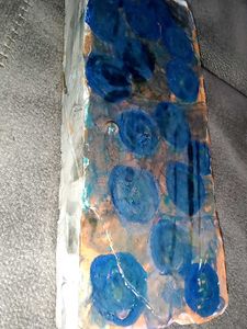 Abstract Blue Tree Art stone 🪨
