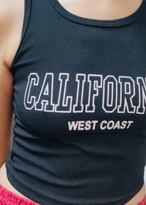 California West Coast Cropped Tank Top