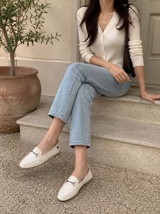 ELLE Women White Solid Loafers