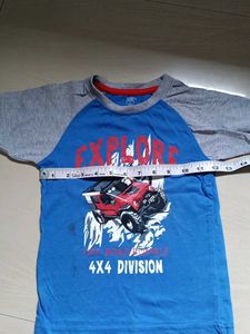 Kids Blue and green T-Shirts combo