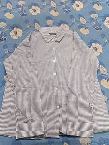 Classic Striped Button-Up Shirt