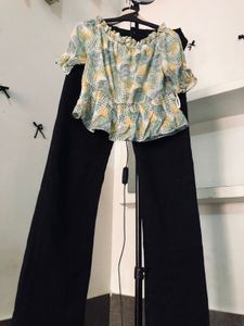 thrifted jeans and top set. 🎗️