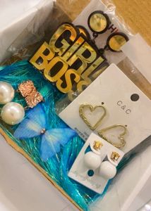 New Trendy Girls Boss Earrings Combo Set