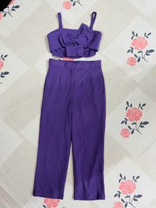 Purple Co Ord Set