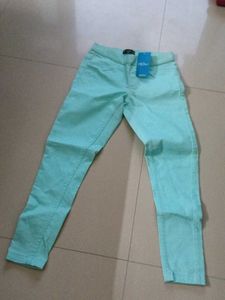 9-10 years girls Aqua Blue denim Pants