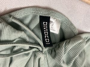 H&amp;M Green Mini Dress
