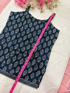 Printed short kurta