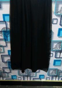 Elegant Black Dupatta beauty look