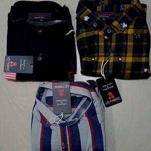 Set of 3 Men's Stylish Shirts