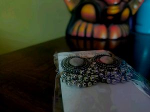Oxidised earring..
