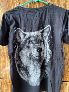 Graphic Wolf T-Shirt (Glo-in-the-dark)
