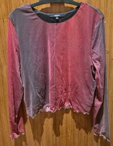 Westside ombre mesh top