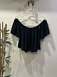 Black Off-Shoulder Top
