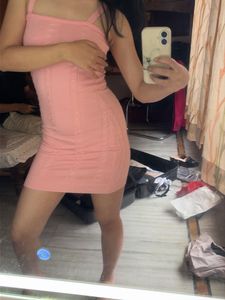 Pink Cable Knit Tank Top