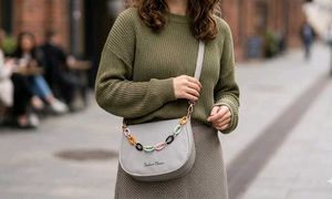 Stylish Gray Sling Bag