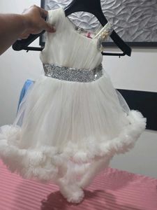 Elegant White Tulle Bridal Lehenga