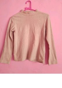 Ribbed Mock Neck Top