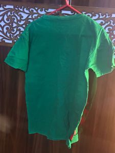 Green Graphic Print Tee