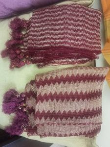 Embroidered Dupatta with Tassels (6 nos.)