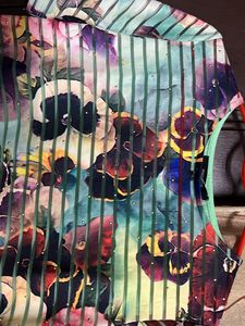 Vibrant Floral Print Cropped Top