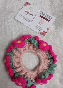 Handmade Crochet Flower Hairband