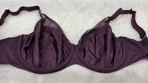 Plum Lace Full Coverage Bra...30G