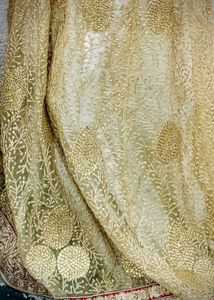 Gold Embroidered Lehenga Choli Set