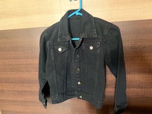 Black demin jacket