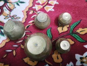 Antique Brass Kalash Pot Set