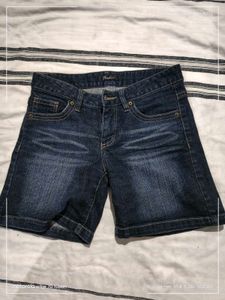 Classic Blue Denim Shorts
