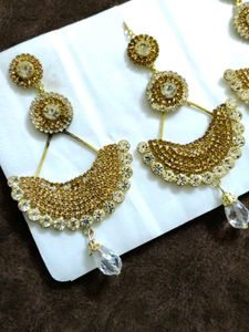 Stone studded Designer Earrings