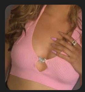 Chic Halter Neck Crop Top with Embellishment